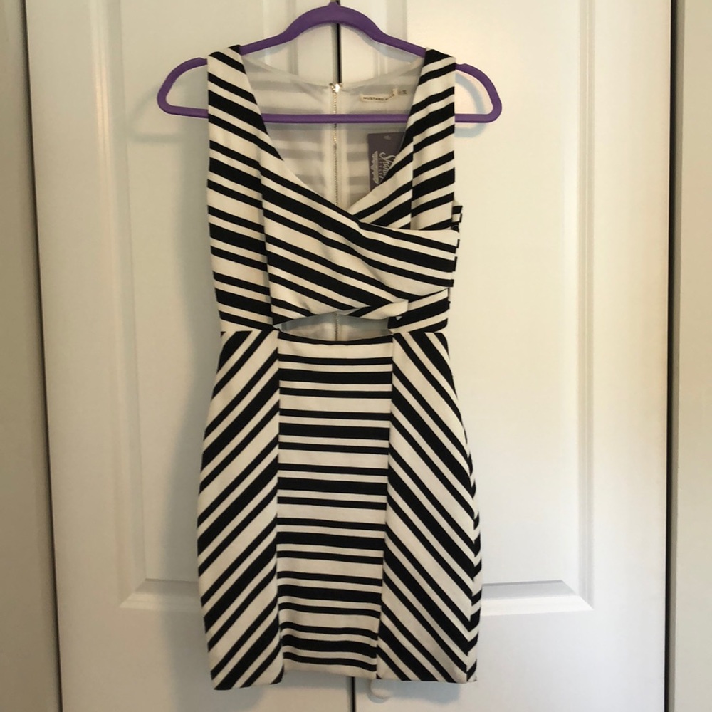 Black and white dress